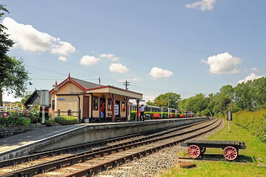 Bodiam Station on the Kent and East Sussex Railway