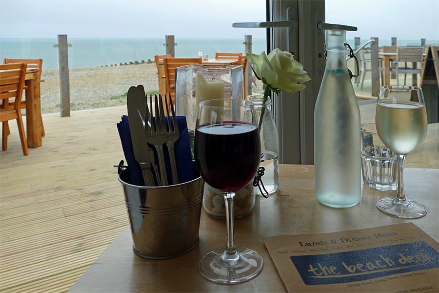 The sea view at The Beach Deck, Eastbourne, East Sussex