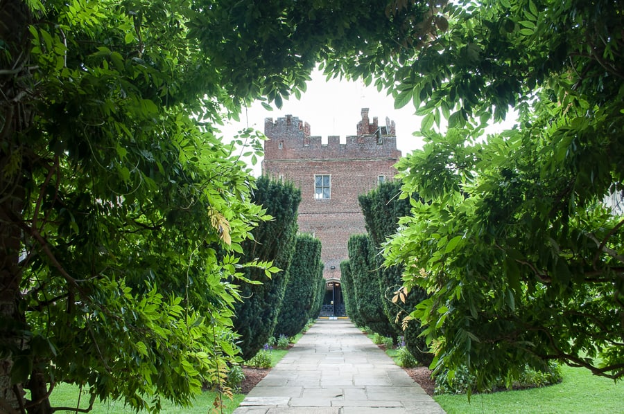 Central Courtyard at Herstmonceux Castle, East Sussex